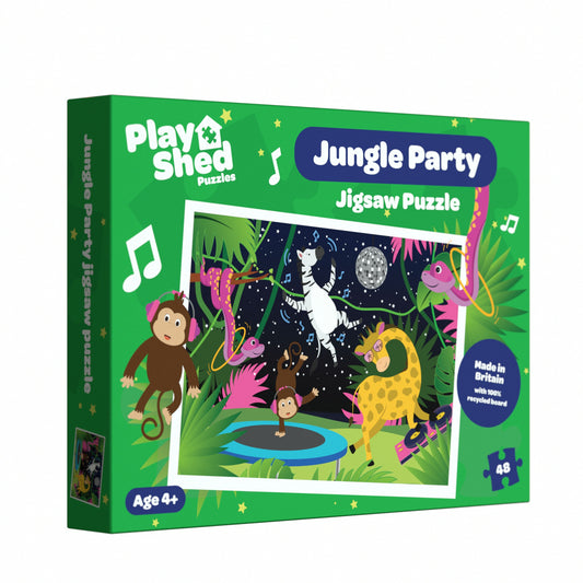 Green jungle jizsaw puzzle 48 pieces