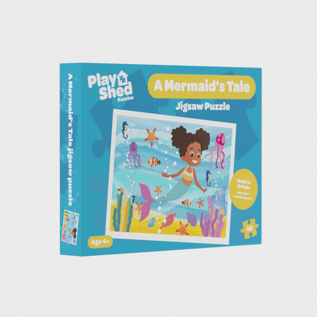 Mermaid puzzle gifts for kids